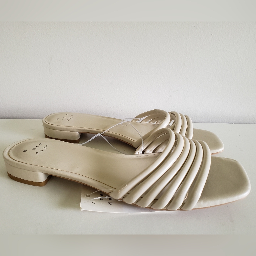 Women's Off-White Jane Sandals Size 7.5